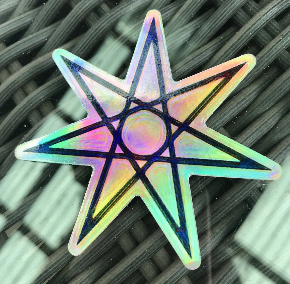 Faery Star Sticker