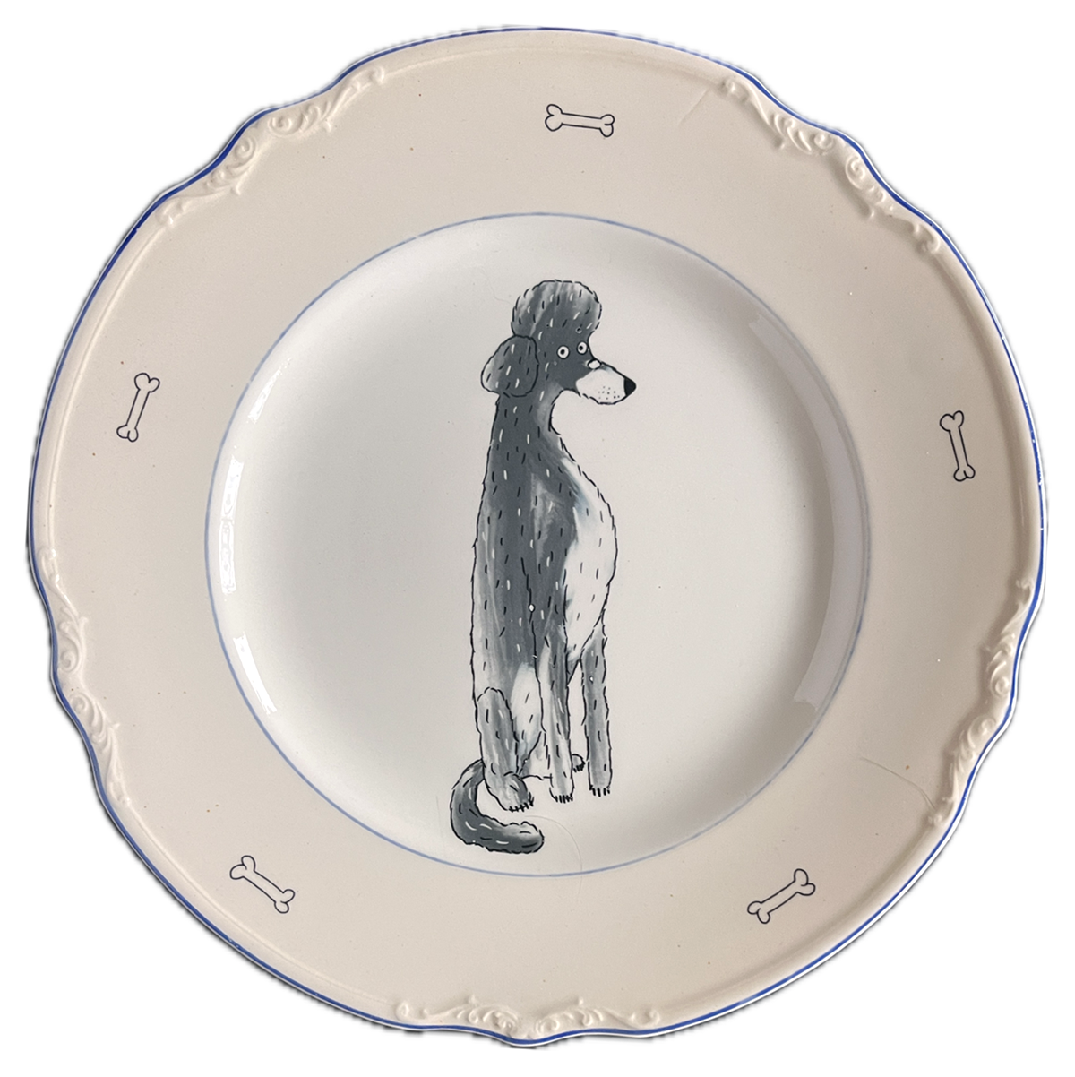 Crokery-Grandma's-Plate-Poodle-Bones.webp
