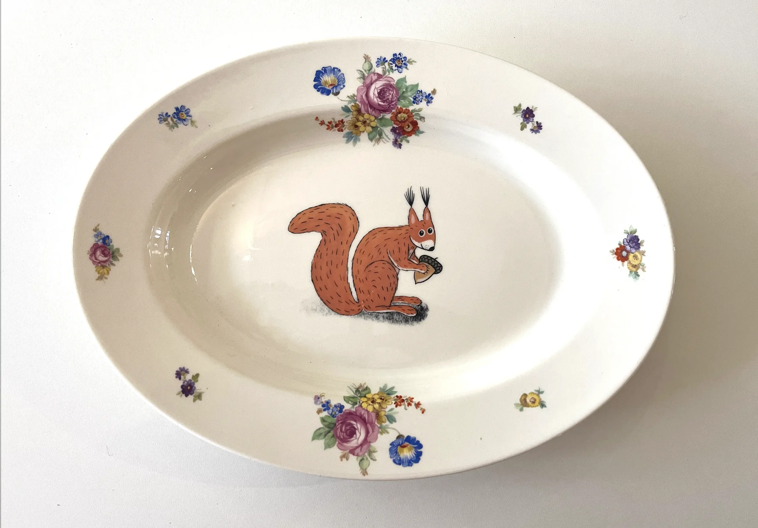 Dish with Squirrel