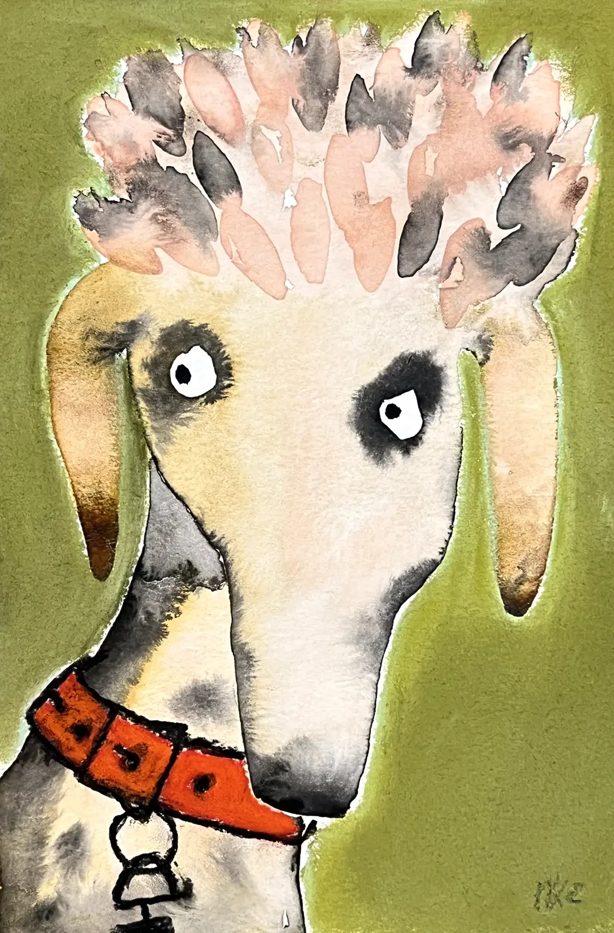 Portrait of a Poodle