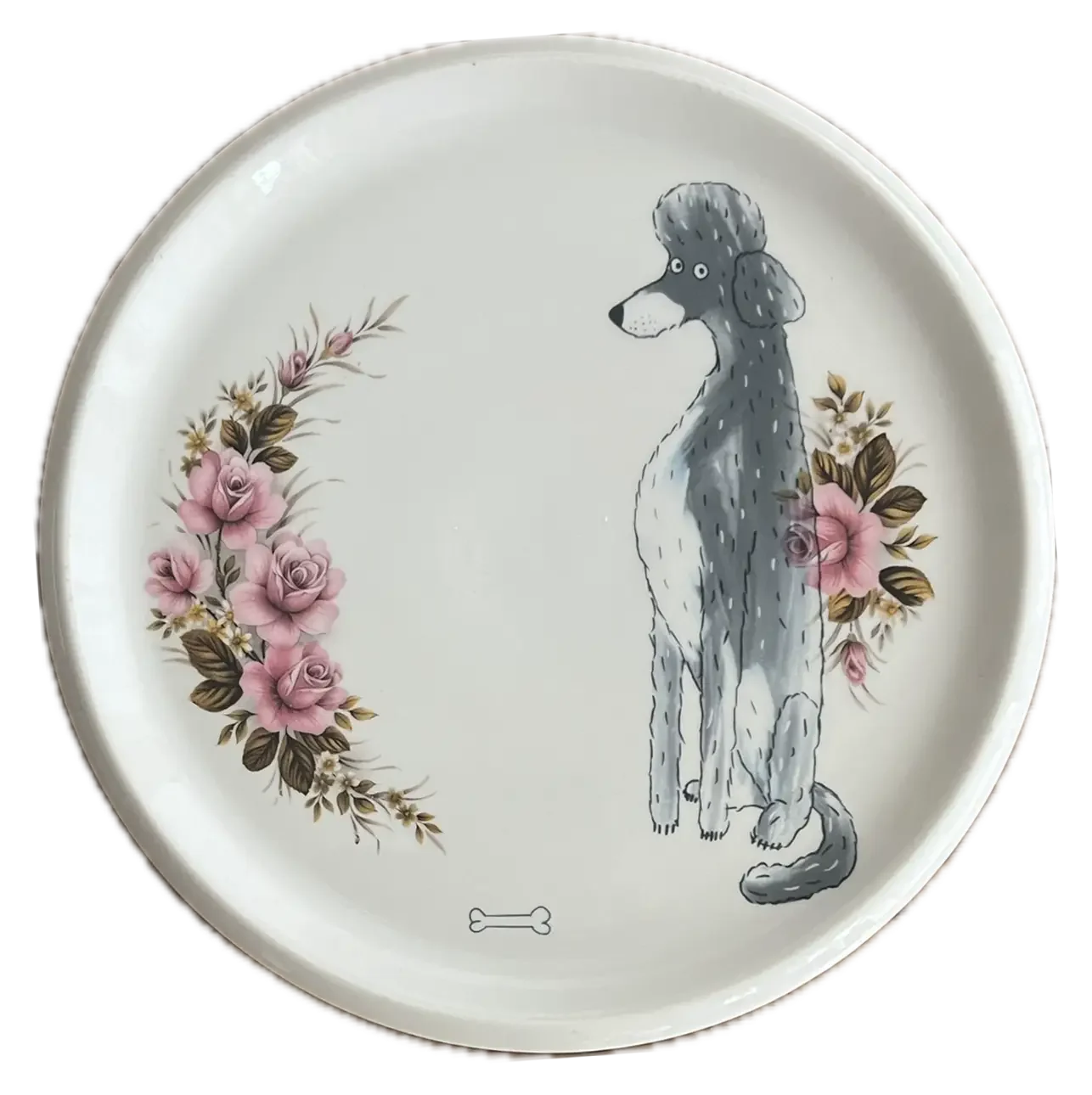 Crockery-Disch-Poodle-with-Pink-flowers-01.webp