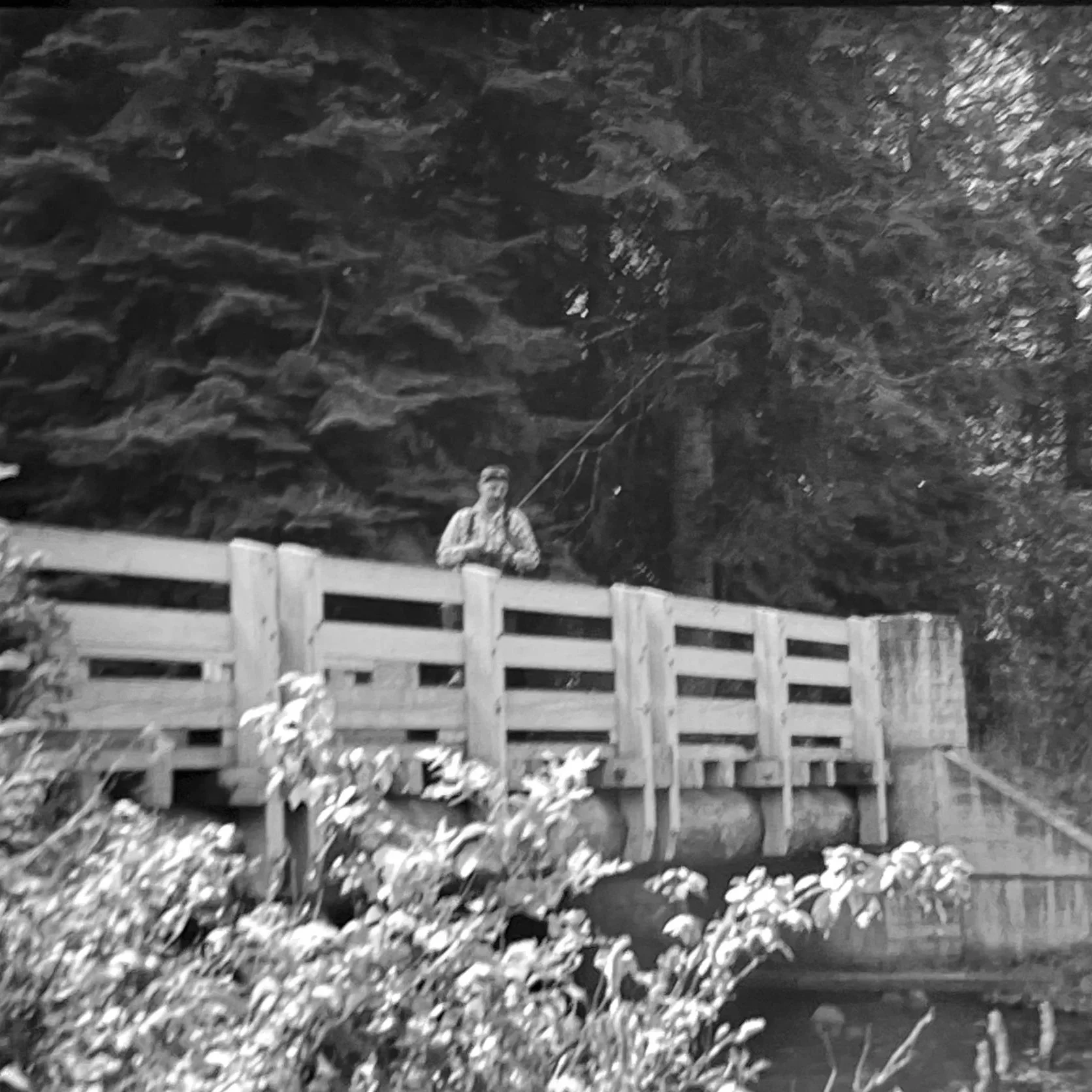 Grandpa Bud  on Bridge