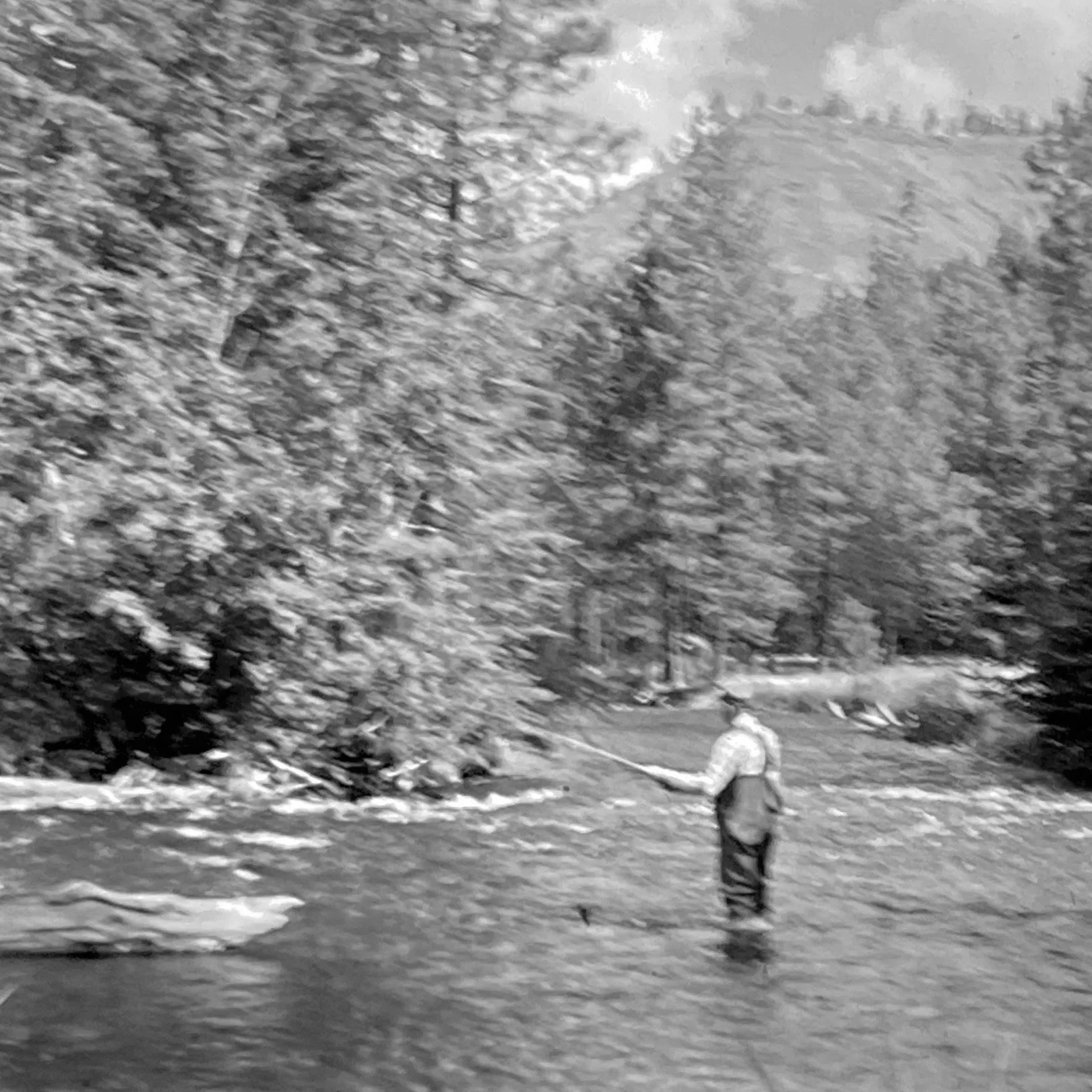 Gramps Casting on Stream