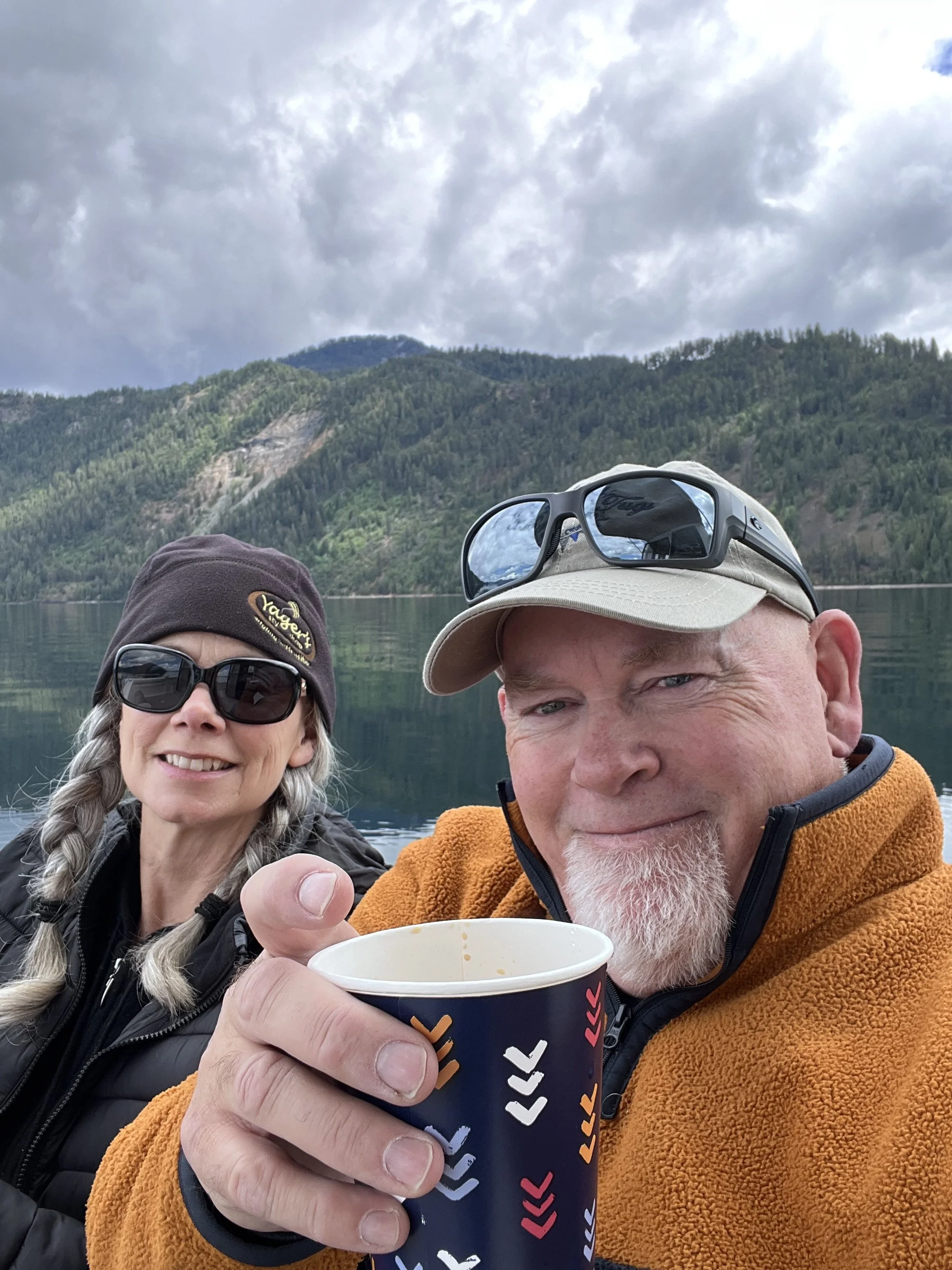Sunday Shakedown Cruise: Lake Pend Orielle, Pizza at the condo, Dinner with David & Helen