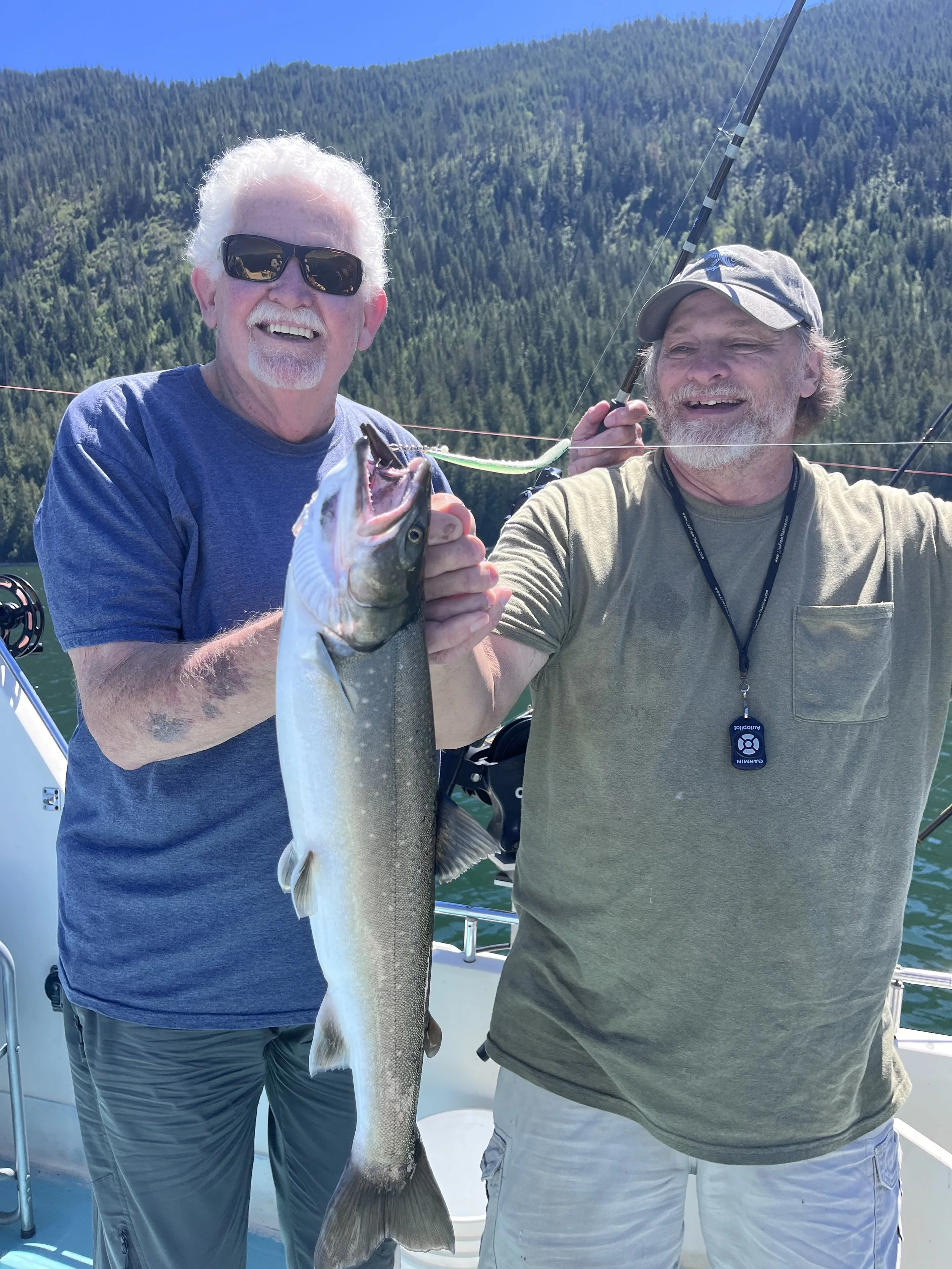 Fishing Pend Orielle with Eagle Charters ~ Hope Idaho