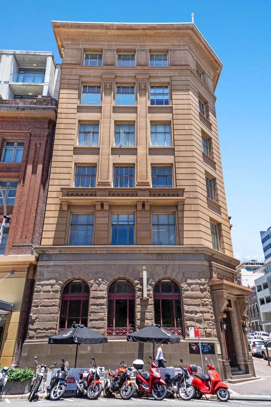 The heritage facade of 17 Bolton Street, Newcastle