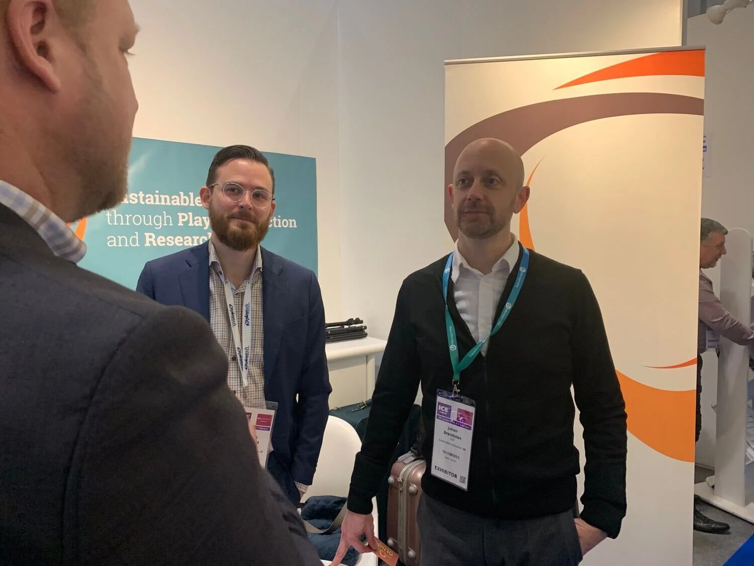 Picture of the Sustainable Interaction team at ICE London 2019