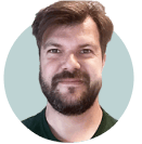 Portrait of David Holm, system developer