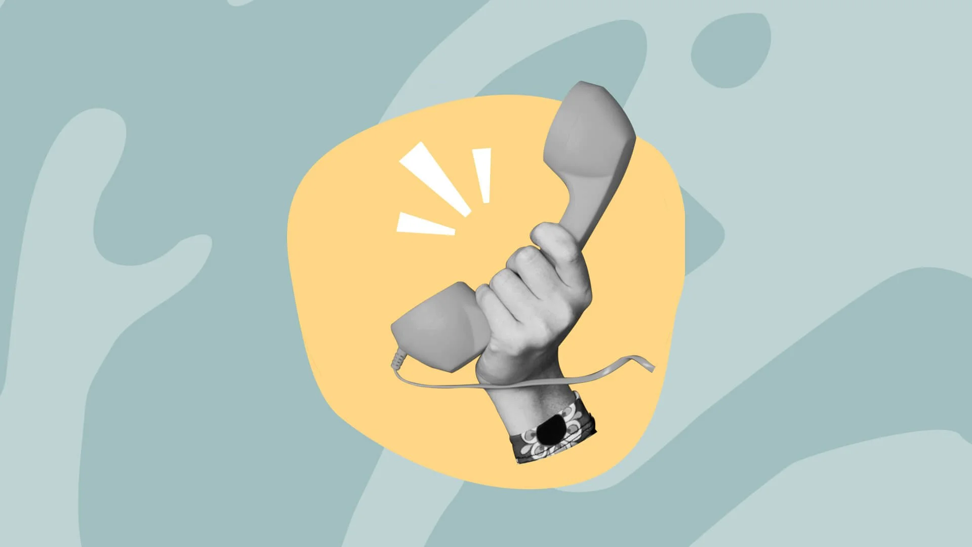 collage of a hand holding a phone