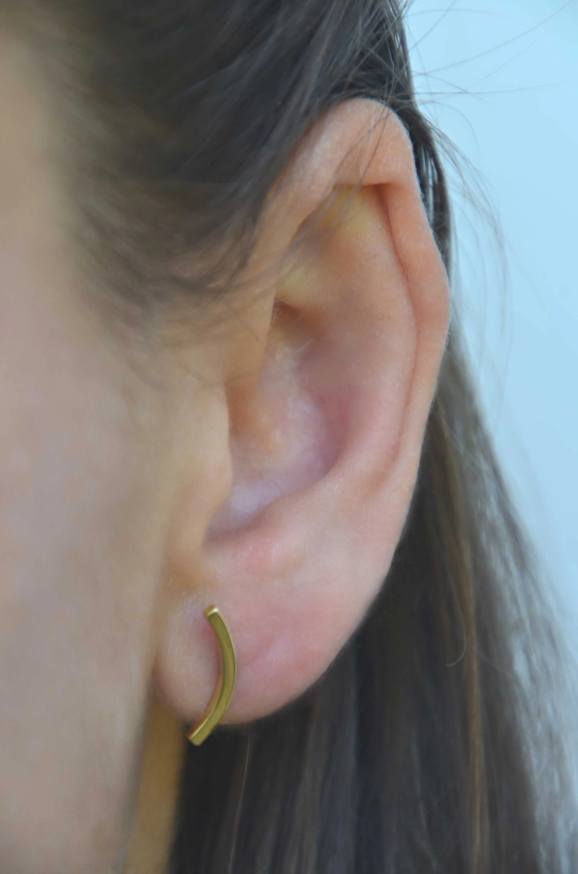 fine piercing jewellery 18k gold earring victoria grace