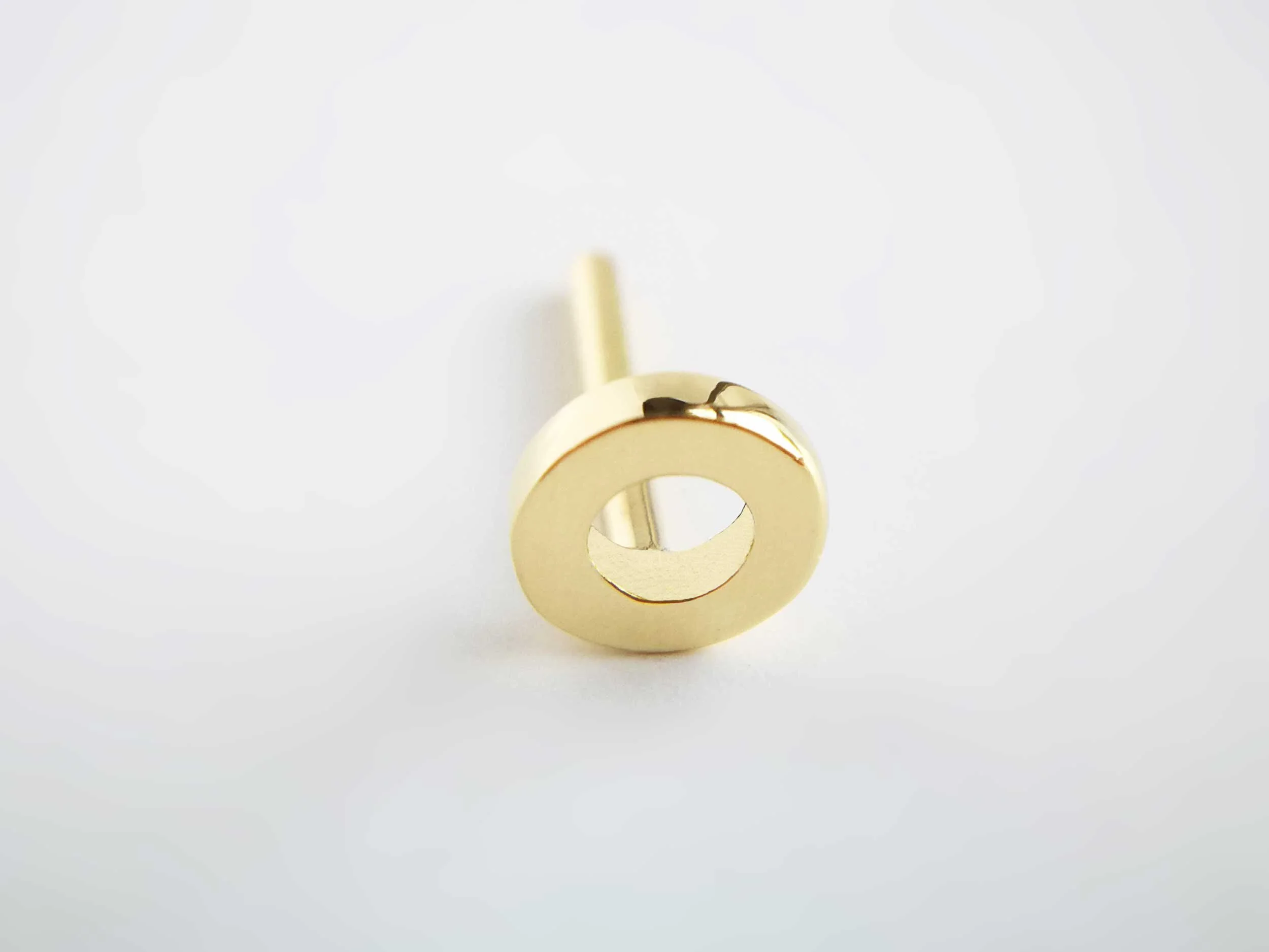 solid gold piercing jewellery handmade victoria grace silversmith product photo