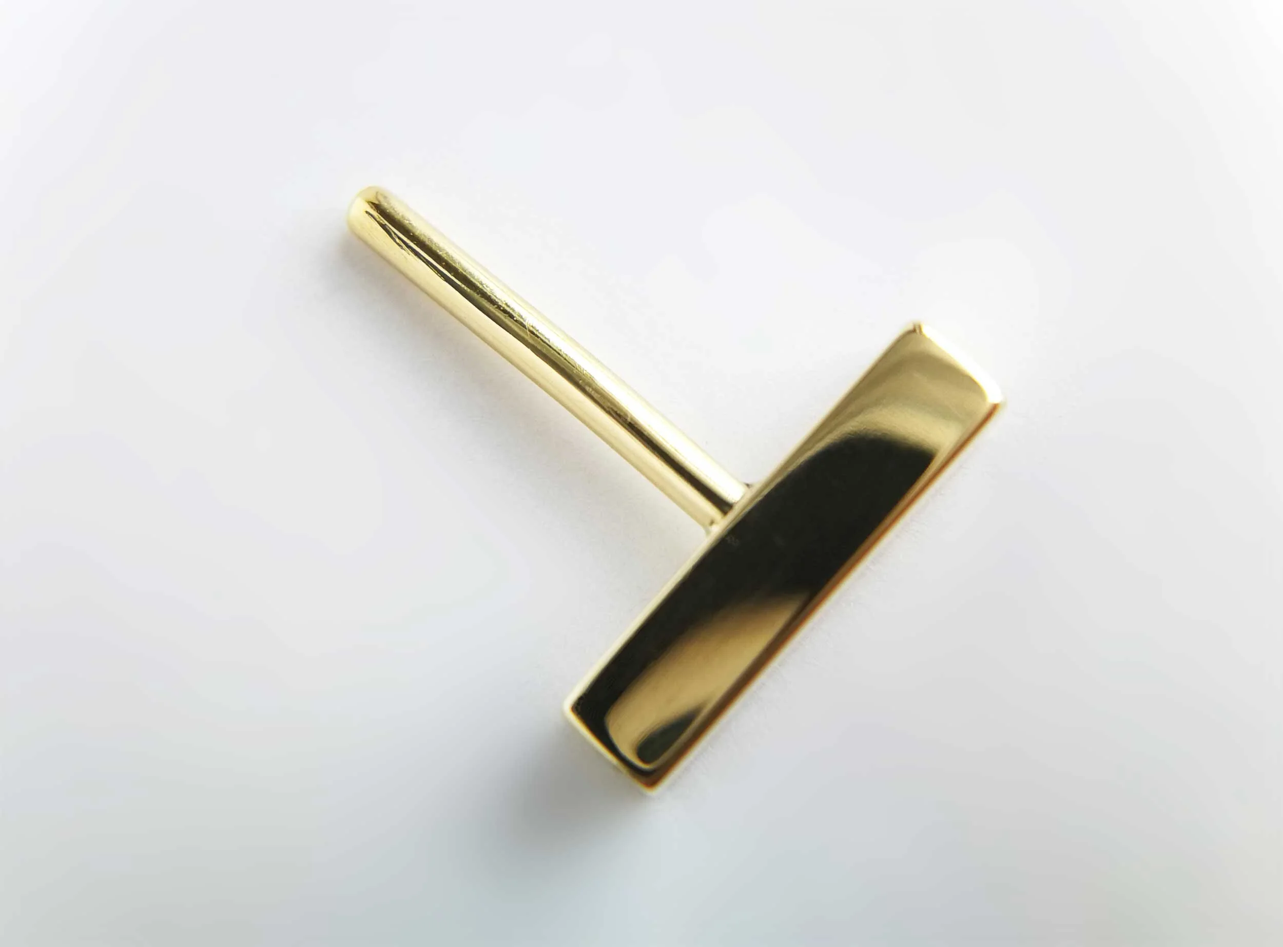 solid gold helix earring victoria grace silversmith white background