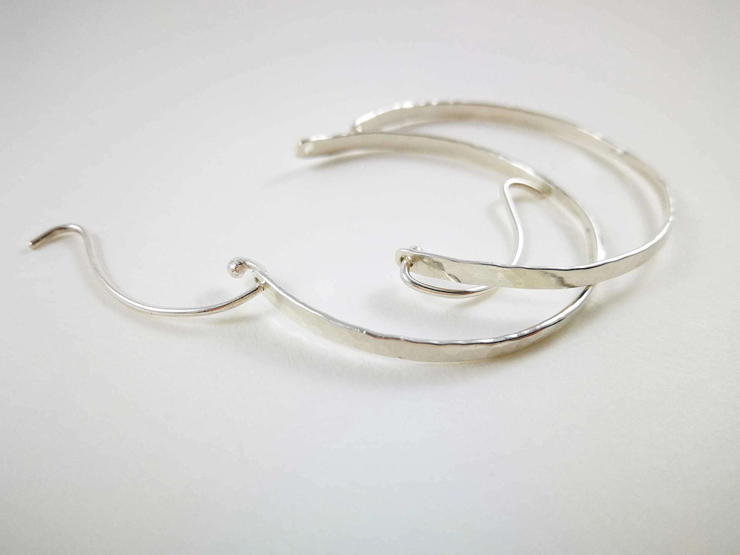 creole hoop earrings victoria grace silversmith
