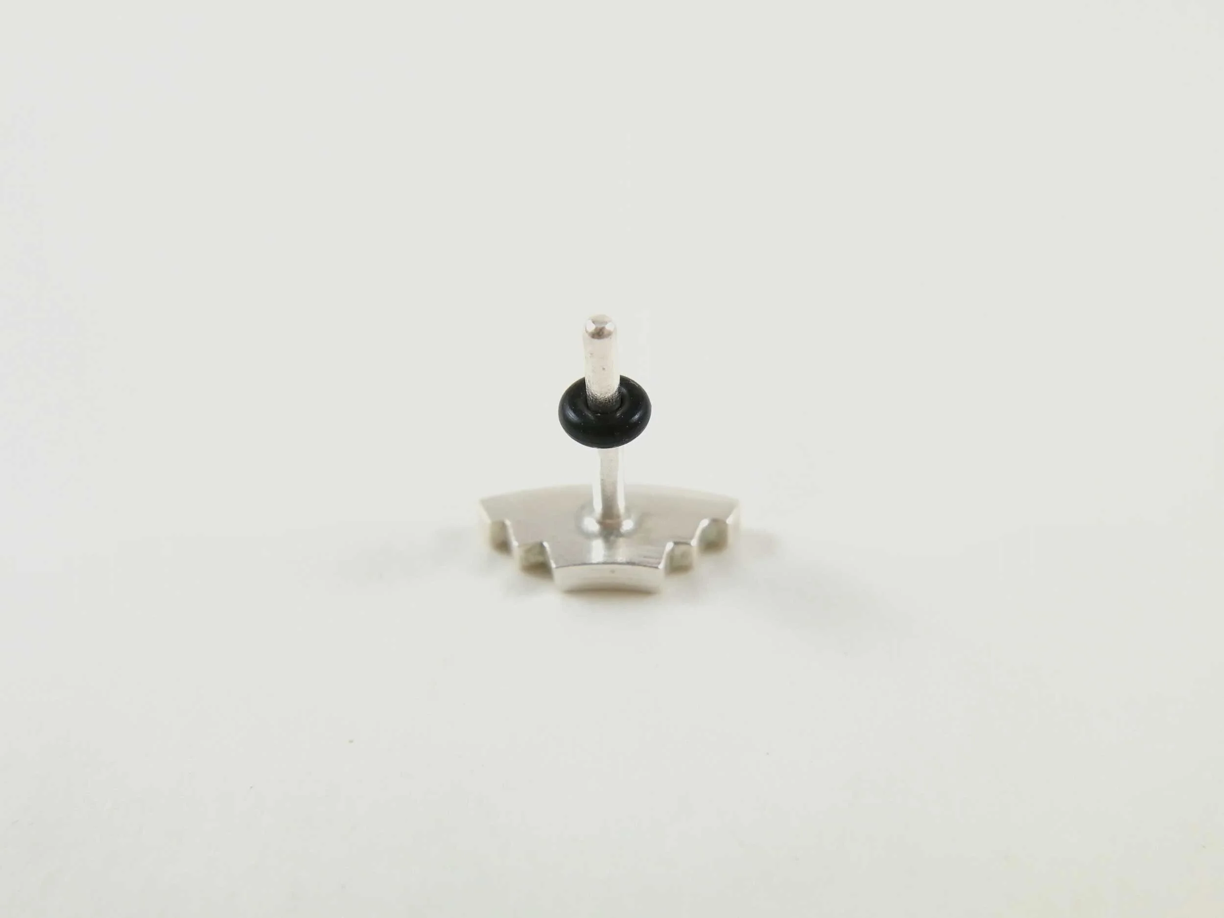 Eco friendly silver conch jewellery on white background