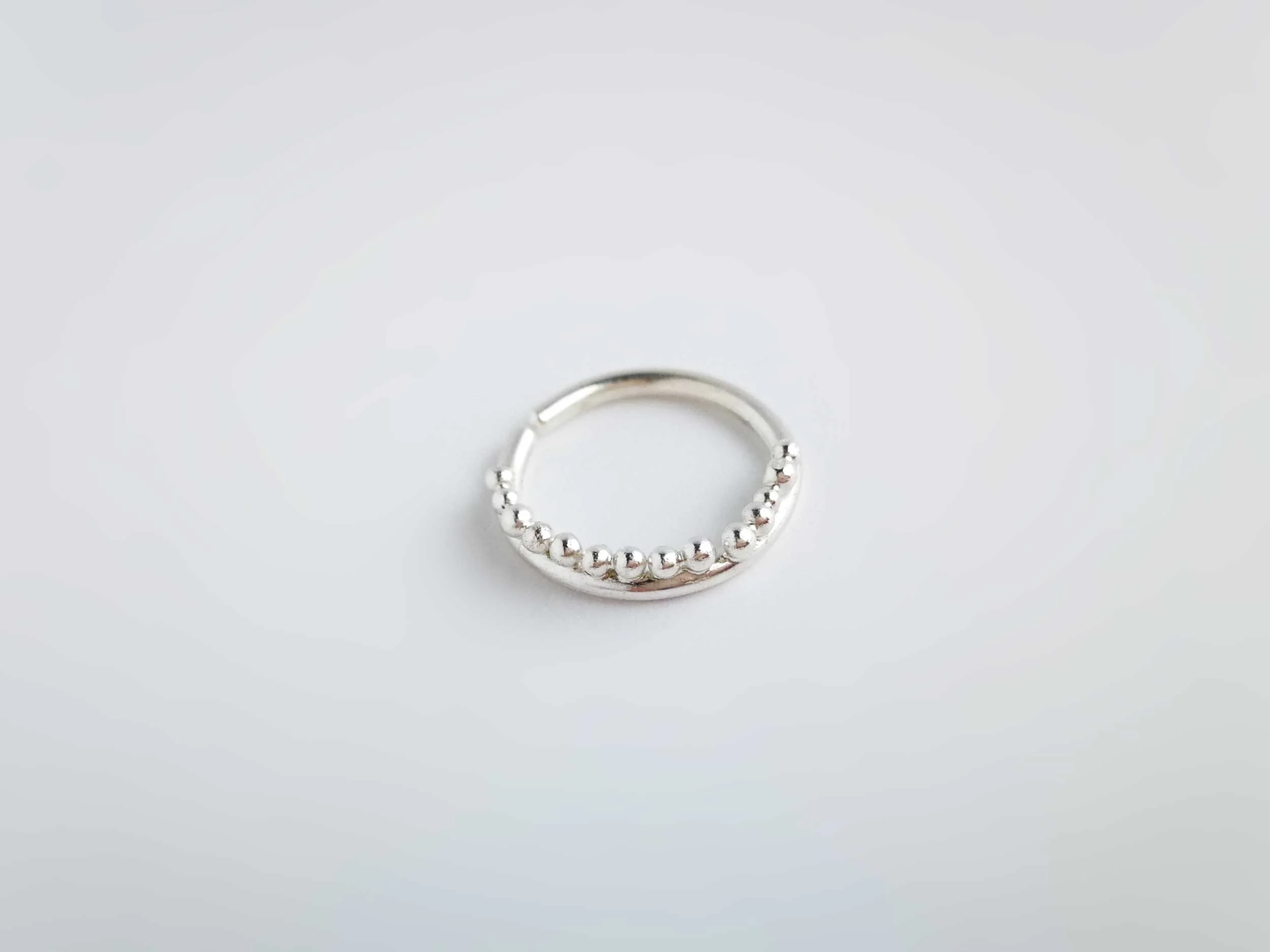 ecosilver conh ring product photo victoria grace silversmith