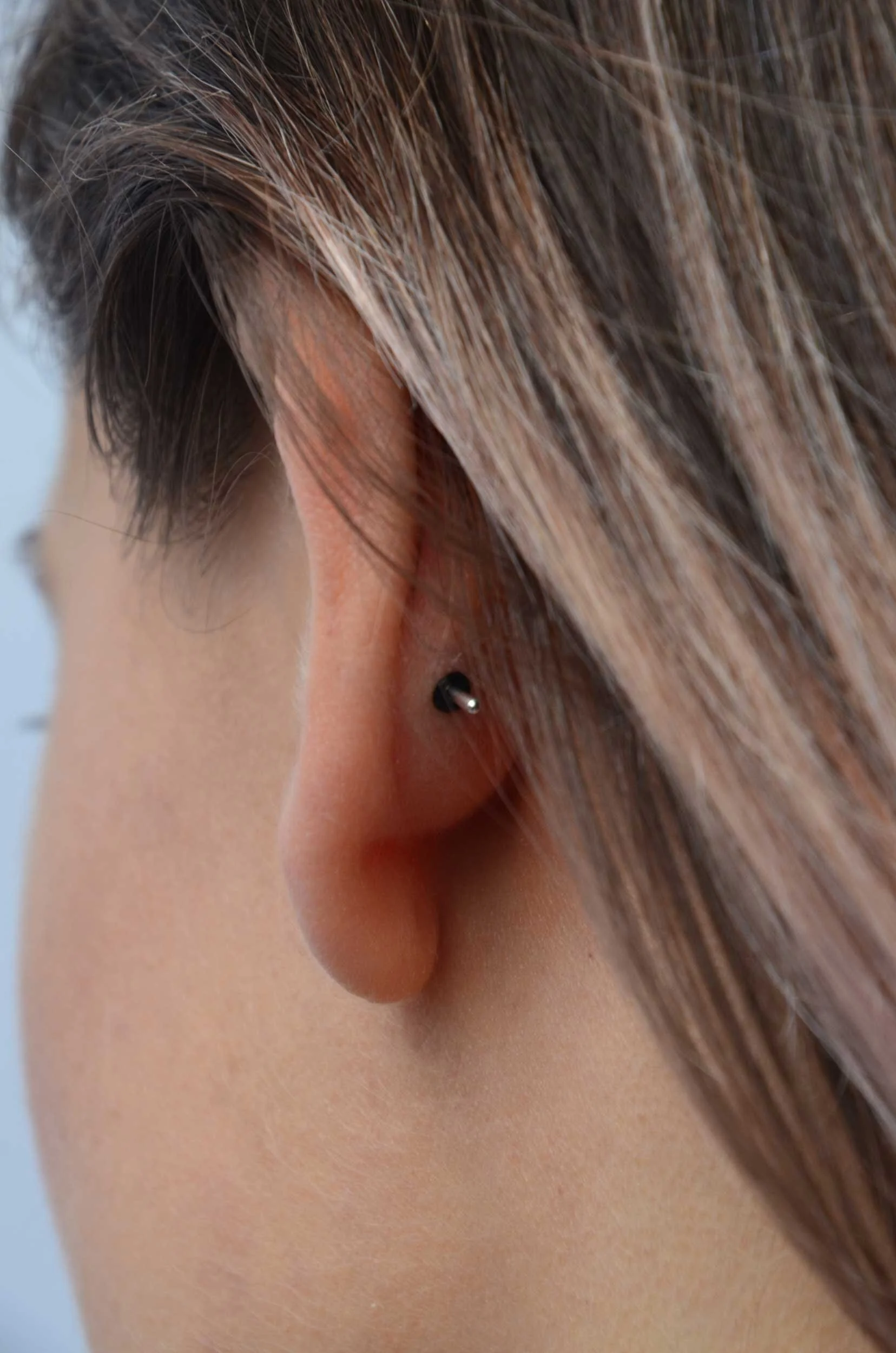 o-ring silver conch earring victoria grace silversmith