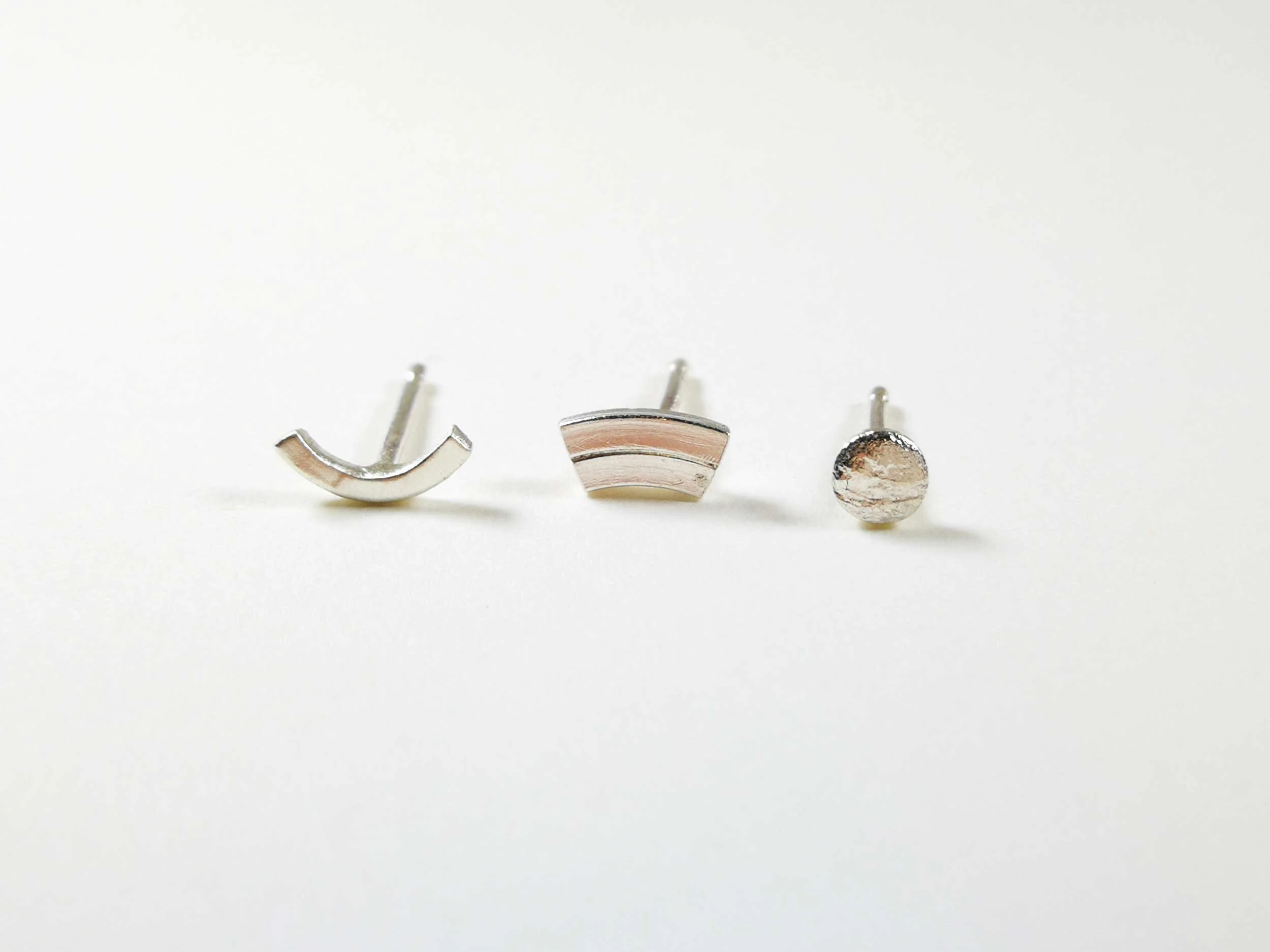 Handmade-mismatched-triplet-earring-set-victoria-grace-silversmith.jpg