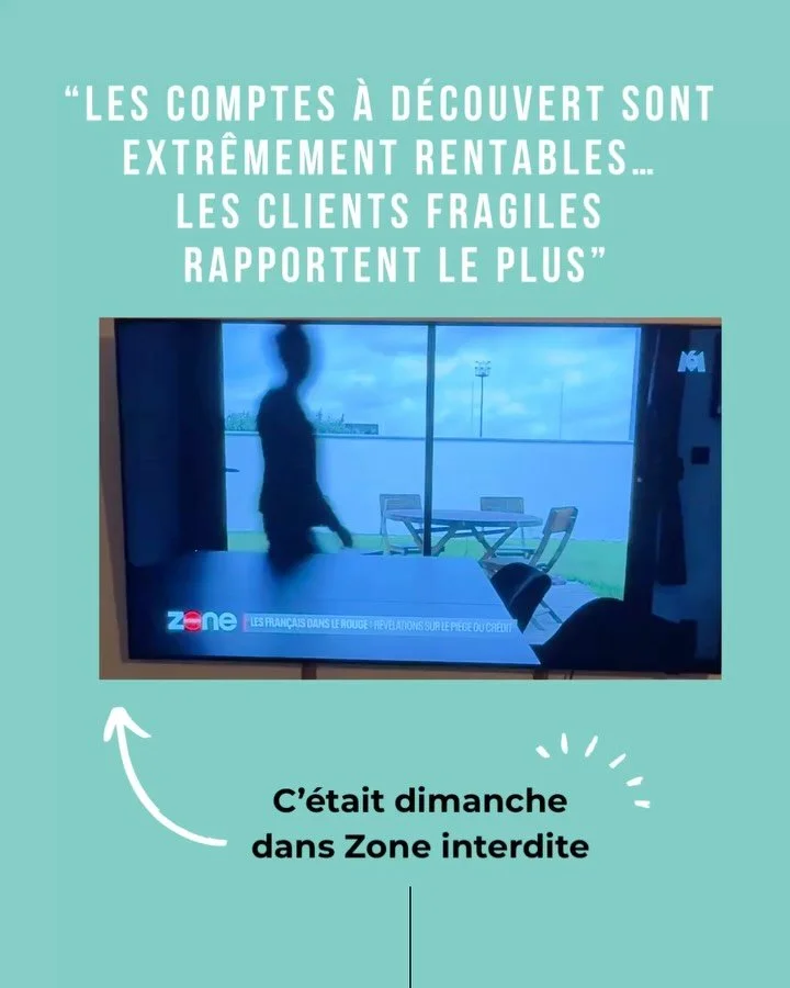Dimanche, l&rsquo;&eacute;mission Zone Interdite sur M6 a mis en lumi&egrave;re un point que beaucoup d&eacute;couvrent seulement quand ils re&ccedil;oivent leur relev&eacute; annuel de frais bancaires :
👉🏿Les d&eacute;couverts, rejets de ch&egrave