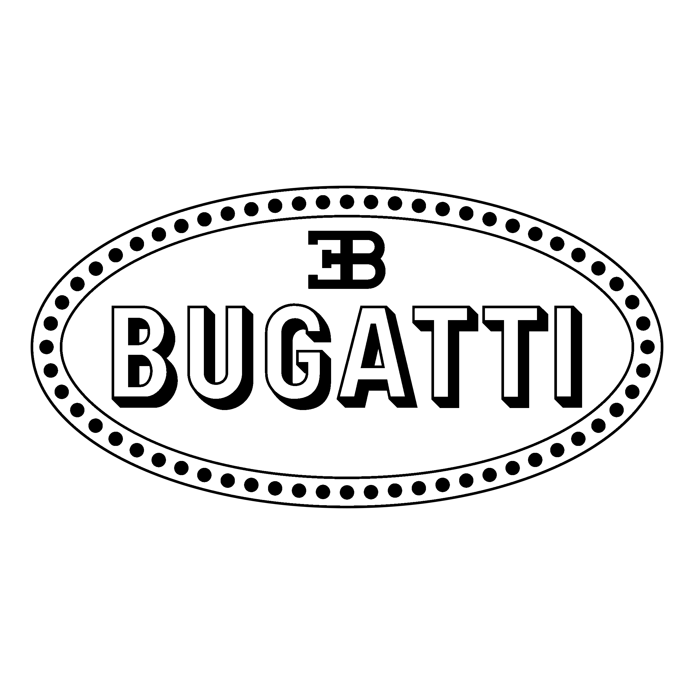 Bugatti Logo Black and White.png