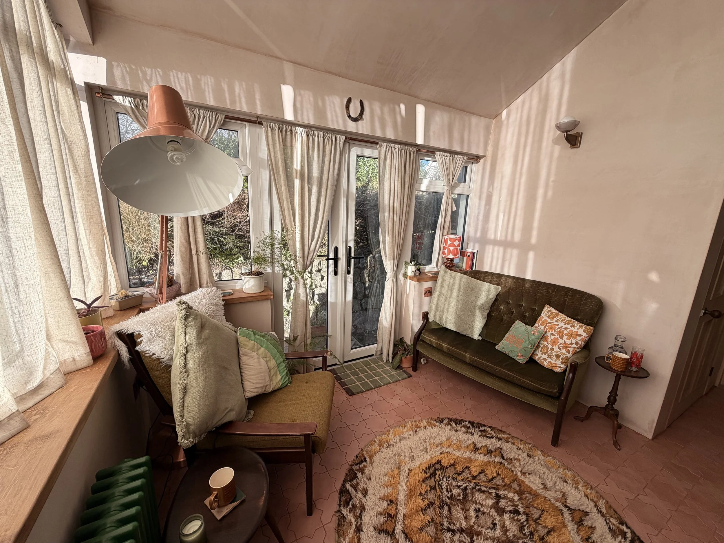 Cosy, comfortable counselling studio on the Lizard in Cornwall