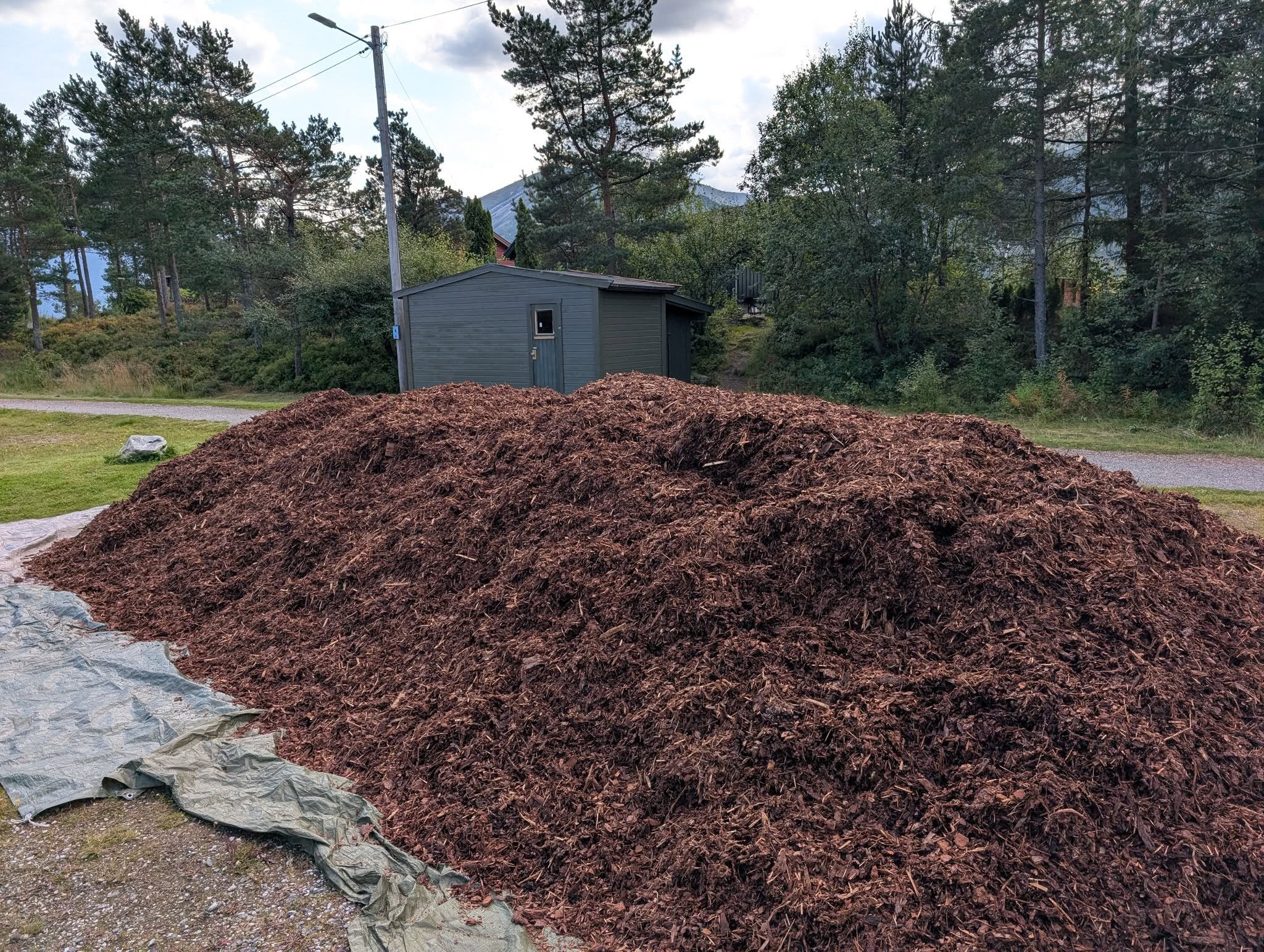 Innkjøp av 30 kubikk bark til lysløypa