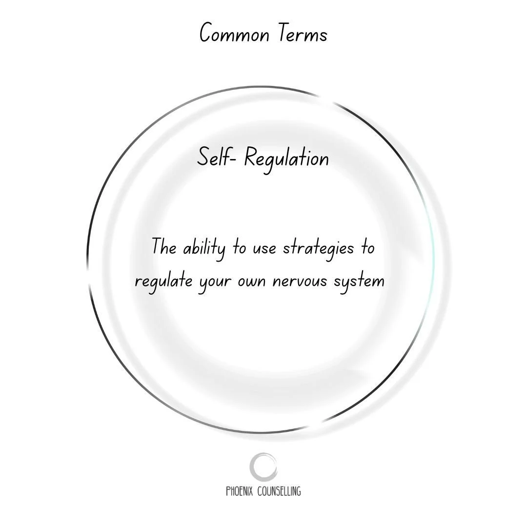 Self-regulation is the ability to manage and understand your emotions, changing behaviour in response to circumstances. 

Awareness of our emotions and energy levels means that we can identify external experiences and internal thoughts, e.g. &quot;I'