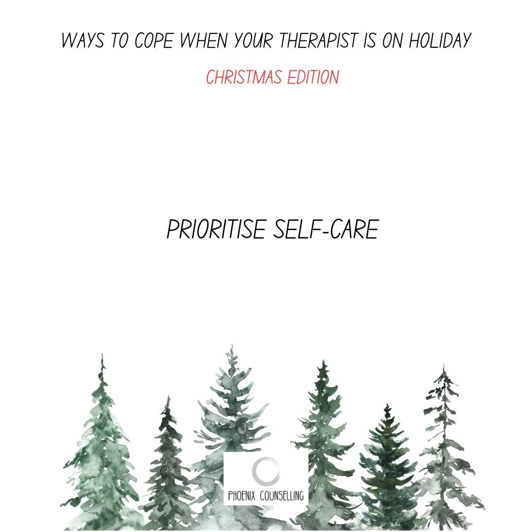 We all need a break and when a therapist takes some time off they are modelling self-care. Self-care is imperative and can include:

✅ Taking time off yourself
✅ Taking a walk
✅ Eating something you enjoy
✅ Watching a favourite TV show or film
✅ Havi