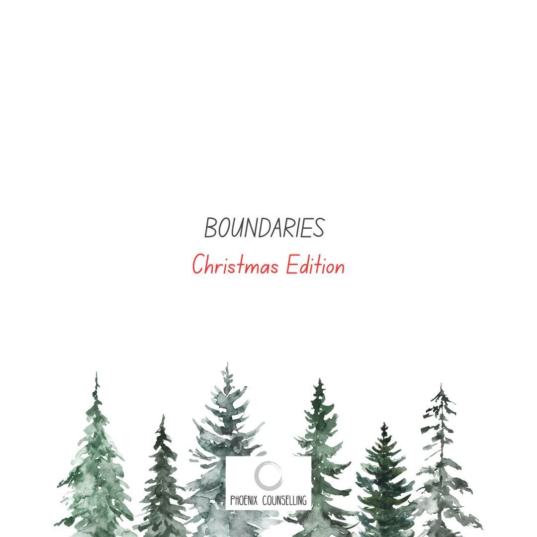 Boundaries are a way to help keep us safe and Christmas with all its extra obligations &amp; expectations is no different, these could include:

🚨 Physical Boundaries.
🚨 Sexual Boundaries. ...
🚨 Emotional or Mental Boundaries. ...
🚨 Spiritual or 
