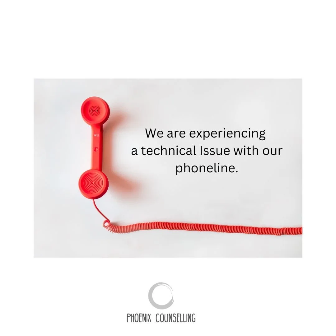 Unfortunately our phone line is currently down, our systems engineers are working away to try and solve this problem ASAP. 

If you are wanting to contact us please email us - 
hello@phoenix-counselling.uk
