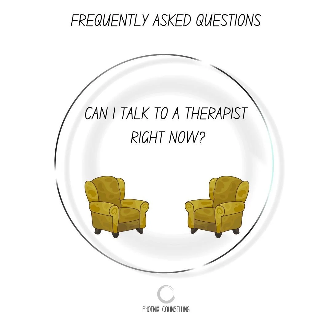 Therapy isn't a quick fix solution and although therapists work often with crisis they also work by appointment only. 

If you are in need of immediate help ,here are some useful contact numbers:

The Samaritans -116 123

Black Country Mental Health 