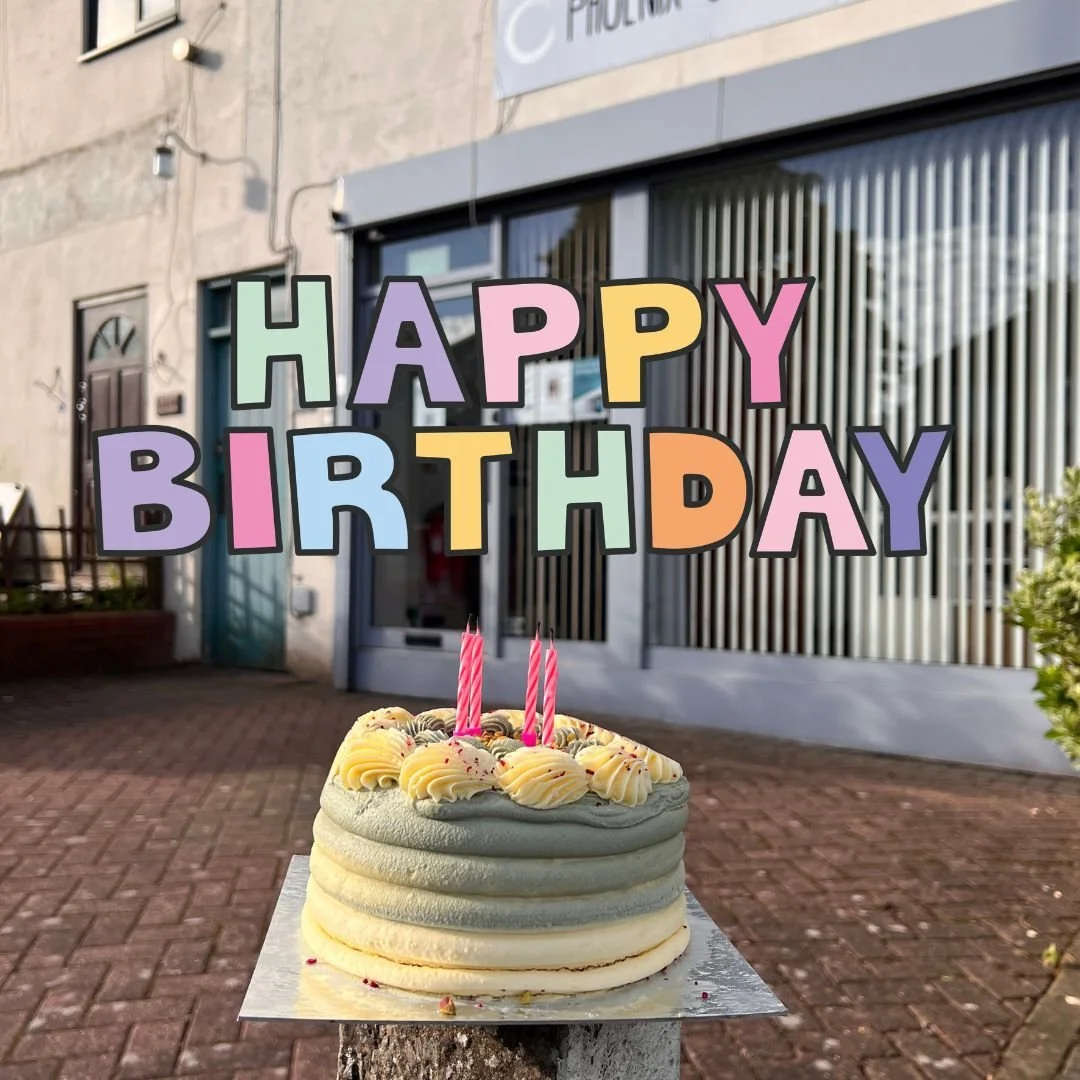 Today we celebrate our 4th Birthday. 

A big shout-out goes out to Lisa for working tirelessly over the last 4 years. And to Ian, who has come a long way since our opening.

What peeps don't know is that 4 years ago today, Ian was in the hospital, an