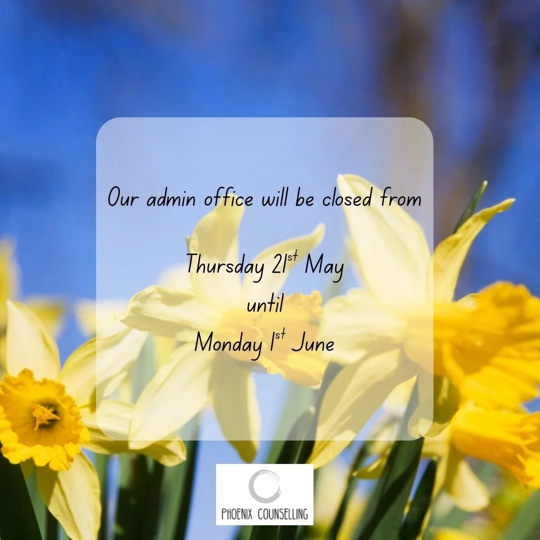 Our admin office will be closed on Thursday 21st May, until Monday 1st June.  Please check with your therapist to confirm if your usual appointment still stands, particularly if it occurs on the bank holiday (Monday 25th May)

Lisa will respond to an