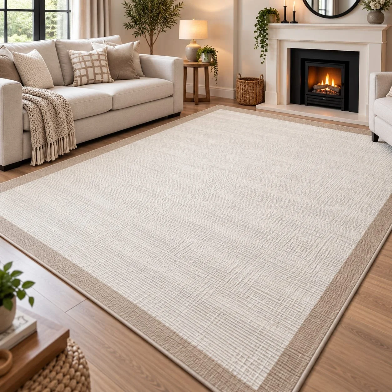 Herringbone Ivory