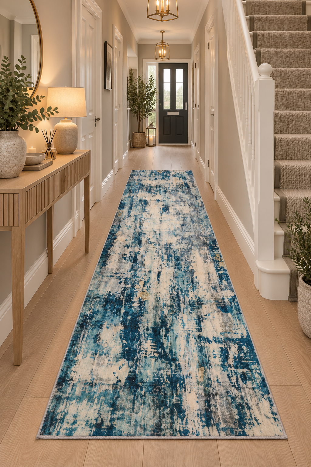 sandy collection modern blue hallway.png