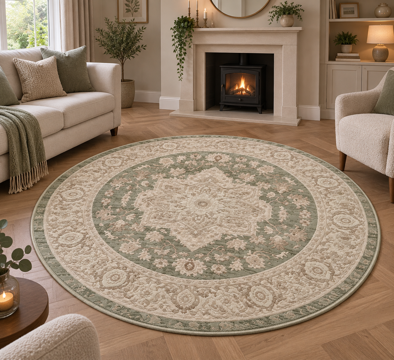 Classic Green Circle 160cm