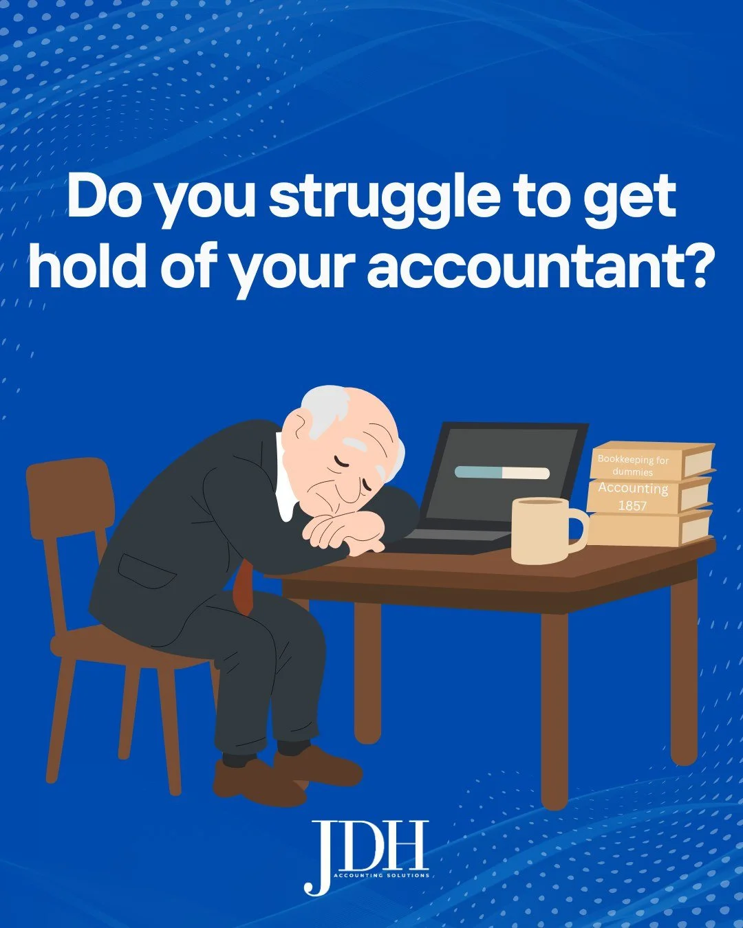 Do you struggle to get hold of your accountant when you need them most?
We hear this a lot from new clients who join us at JDH Accounting Solutions, long response times, endless chasing, or feeling left in the dark. But we believe your accountant sh