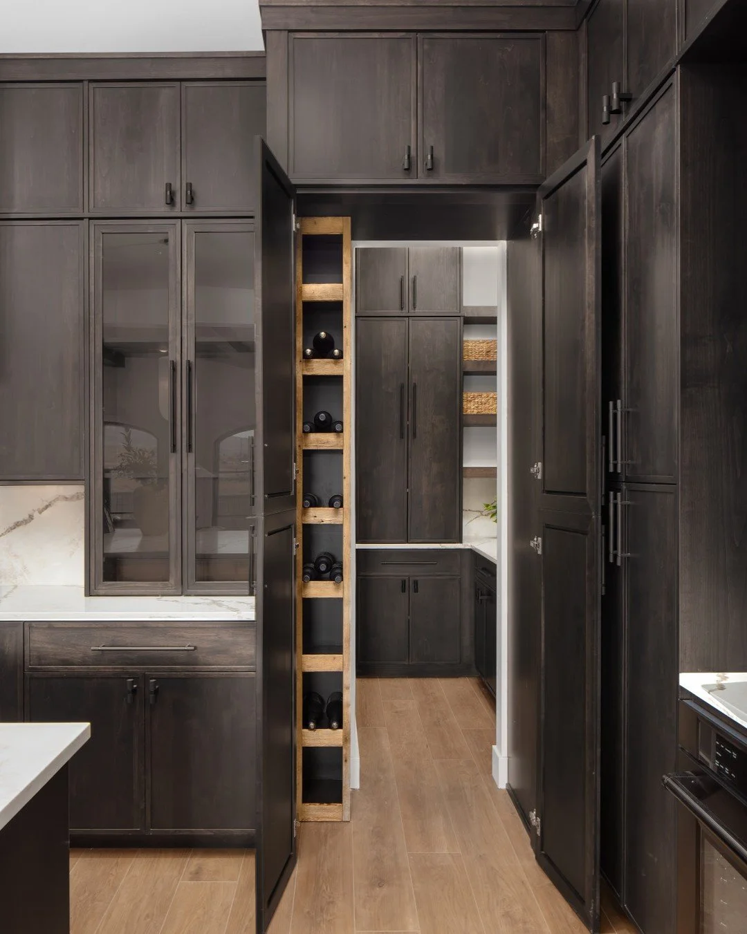 Stay motivated to keep your pantry organized by designing a space you&rsquo;ll want to maintain! Need some inspo? Try to recreate what Team DeBoer did in their design on the latest season of Rock the Block&ndash;a warm, modern mix of dark and medium 