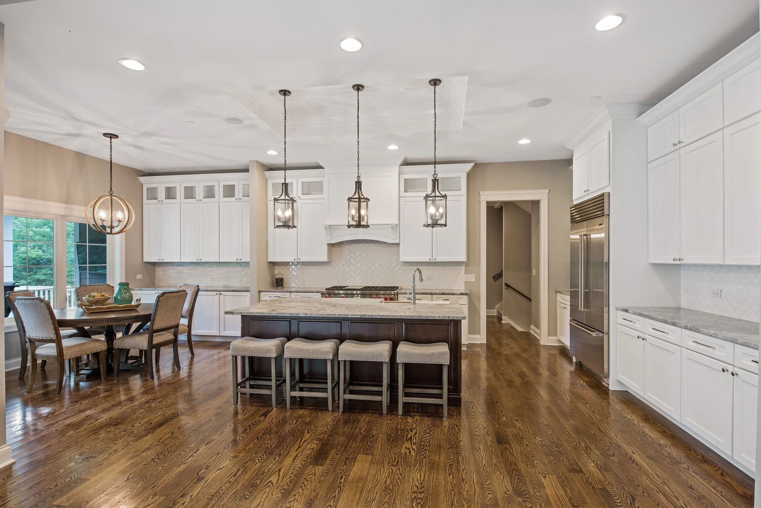 222 Modern Kitchen with Hardwood Floors