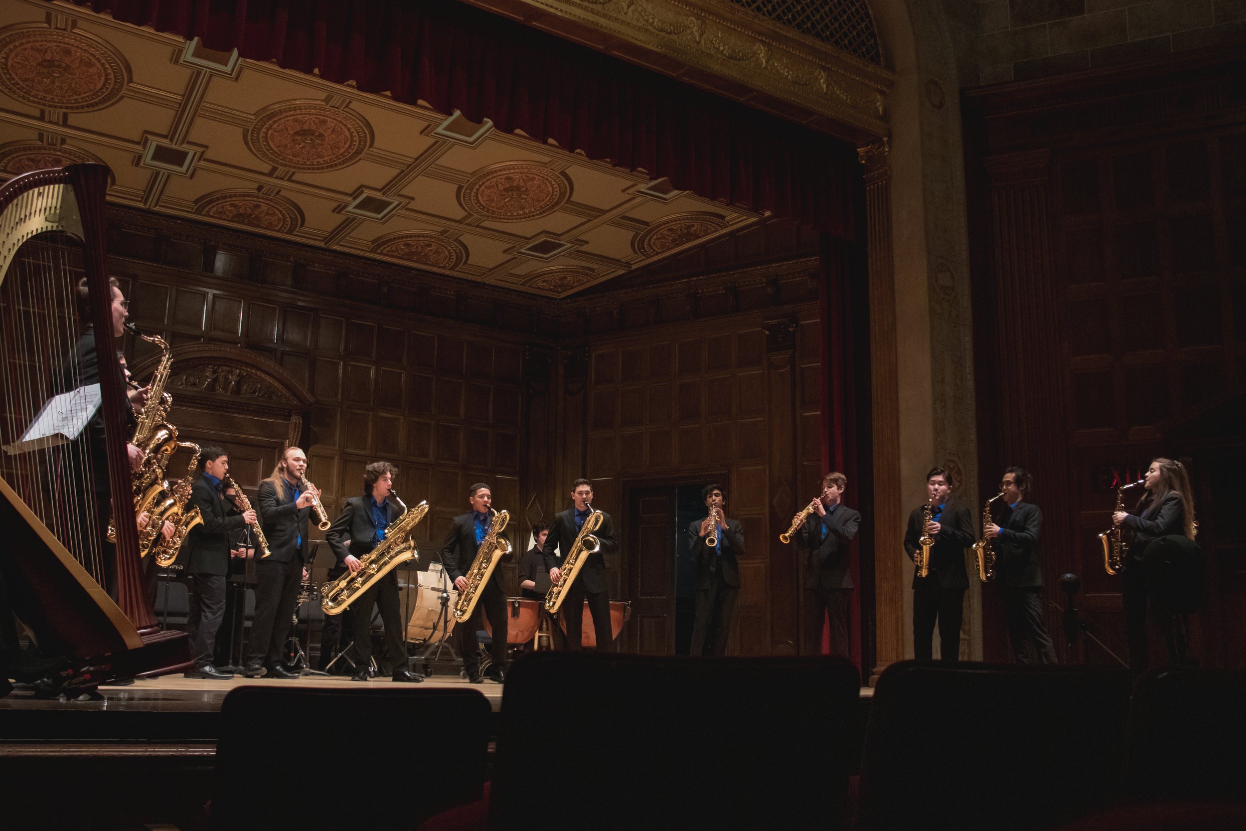 The Eastman Saxophone Project performing Rimsky-Korsakov’s Capriccio Espagnol, arranged for saxophone ensemble by Landon Chang