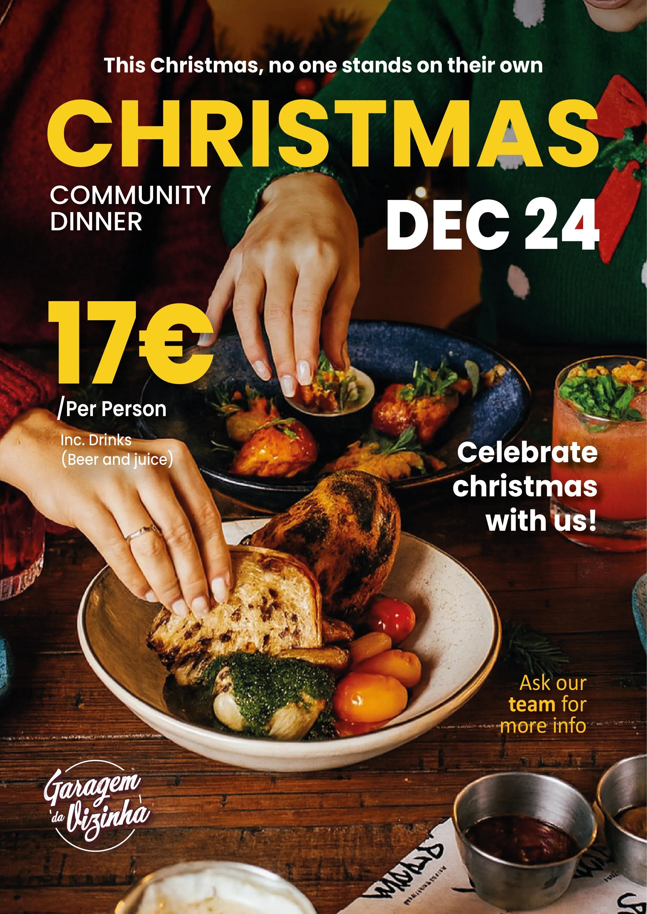 Community Dinner Natalício 