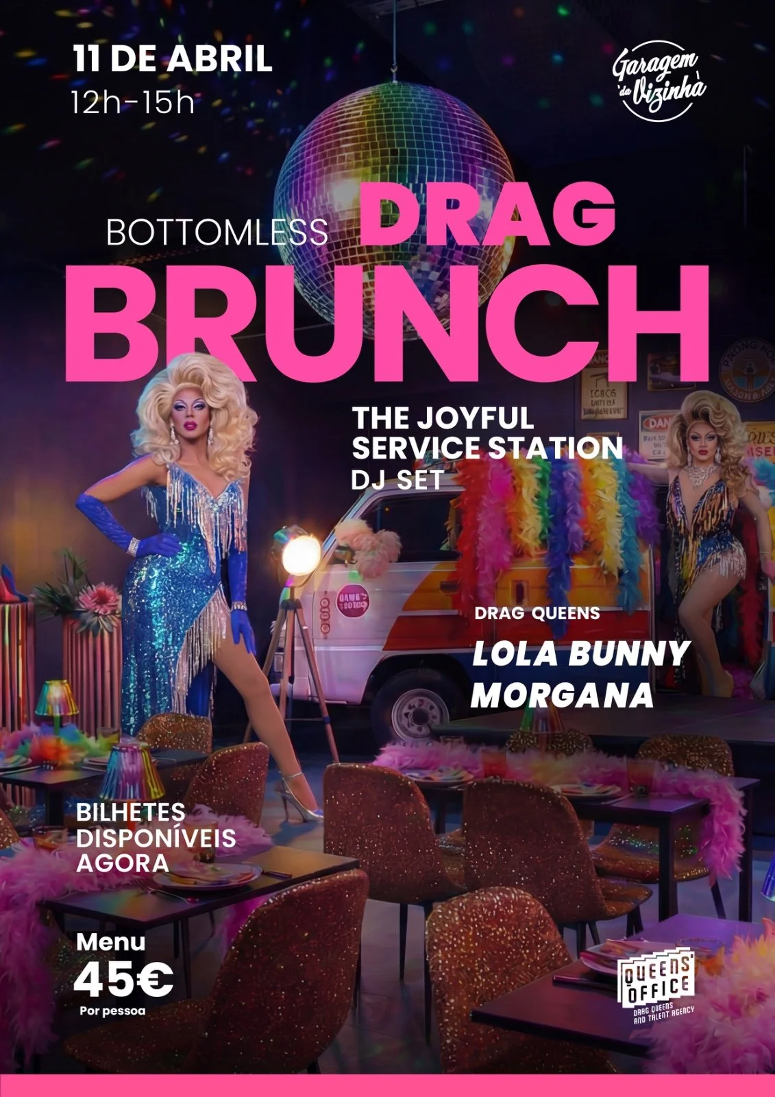 Drag Brunch - The Joyful Service Station