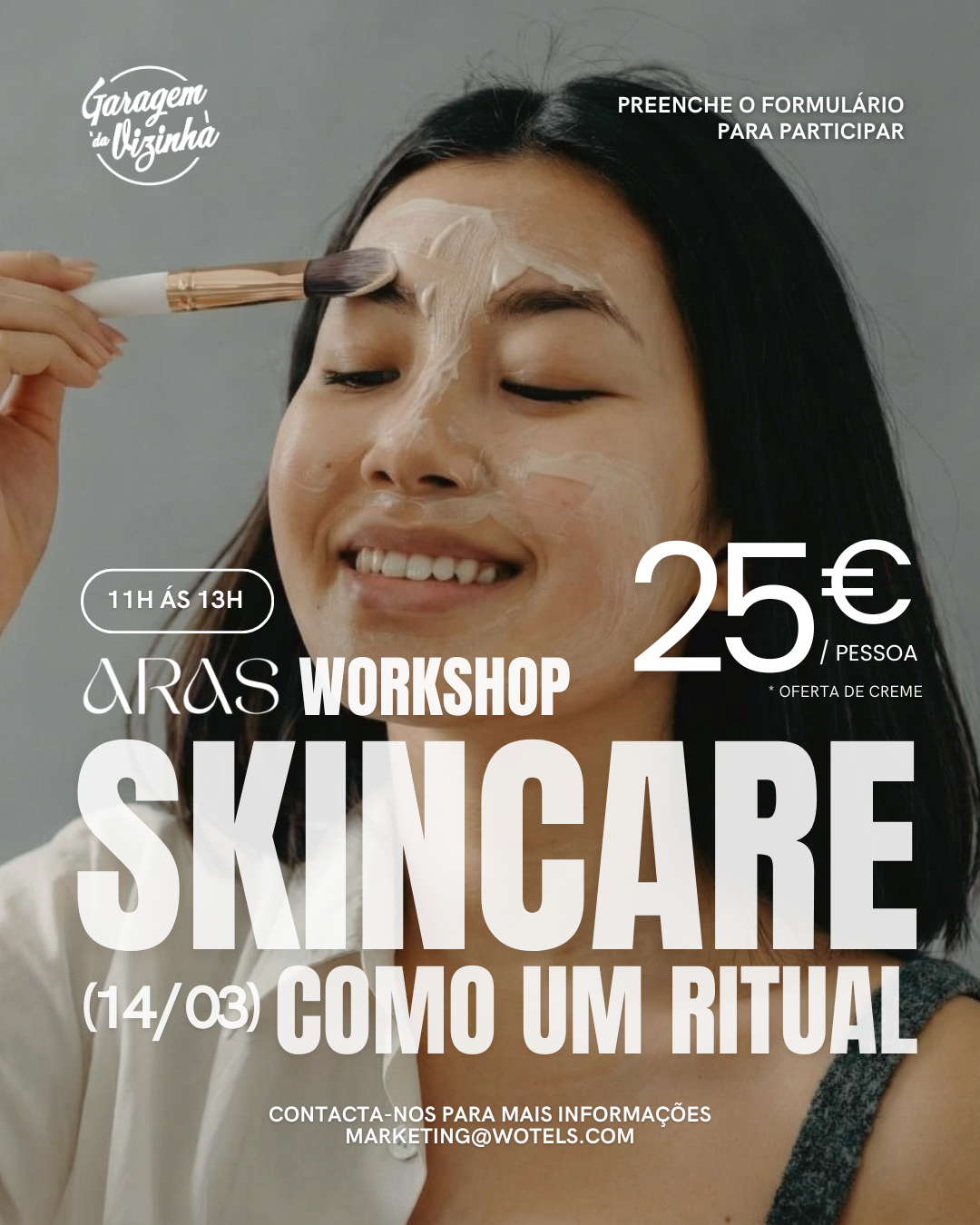 Workshop de Skincare com a ARAS