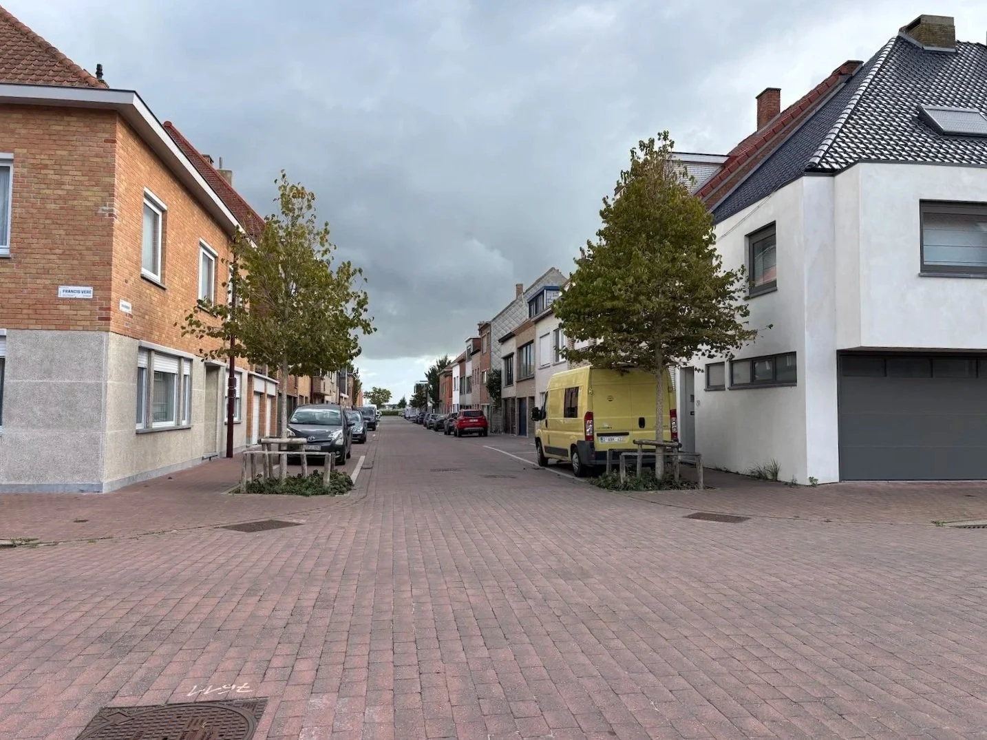 A residential area in the south of Ostend's Vuurtorenwick neighbourhood