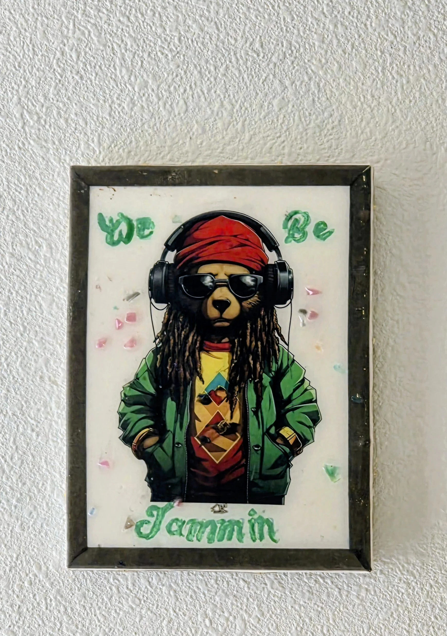 'Jammin' Bear' Canvas Print