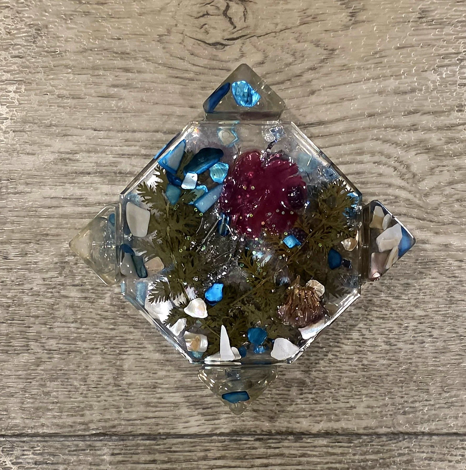 Resin Coasters with Coaster Holder