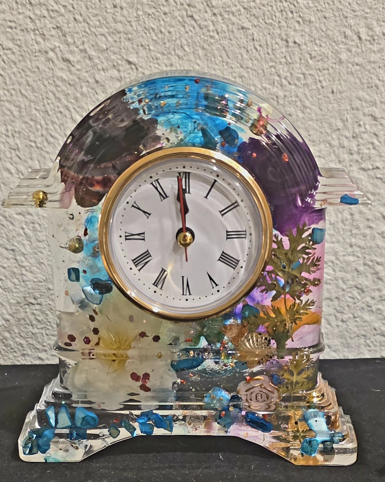 Floral Mini Grand Father Clock