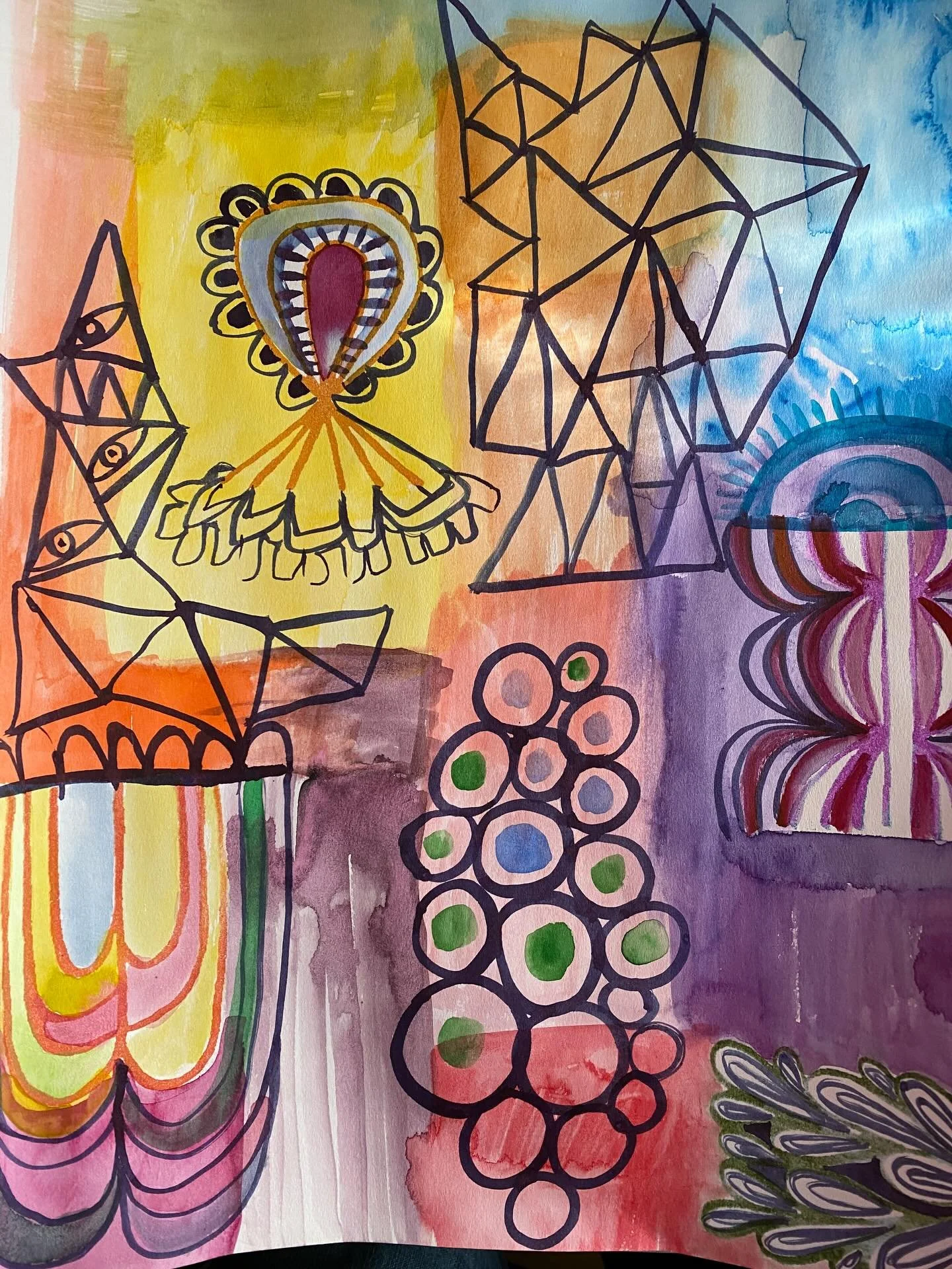 Had some fun on Sunday during the Doodle with Me class with @jenniferwilkinpenick and her new ArtFoamies, sold @artfoamies !
I love these stamps!