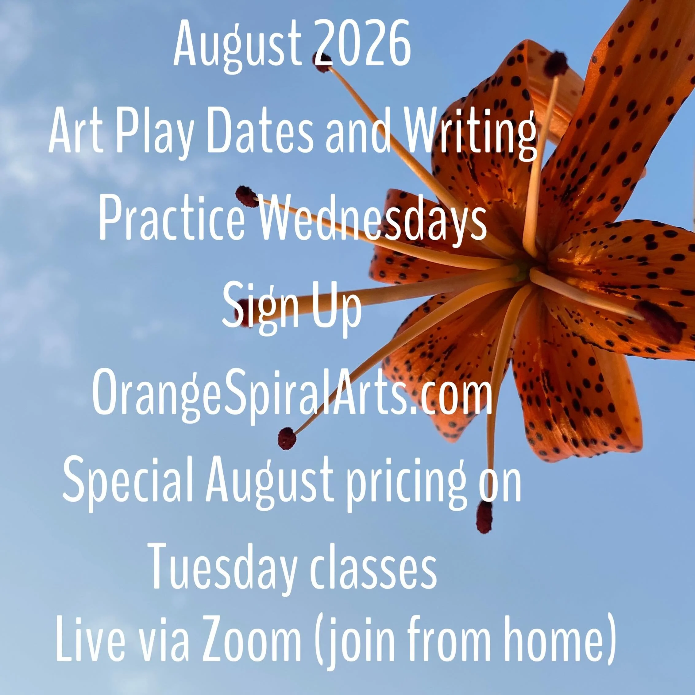 Registration is open! I look forward to creating and/or doing writing practice with you in August 2026. Details on my website. Link in bio.