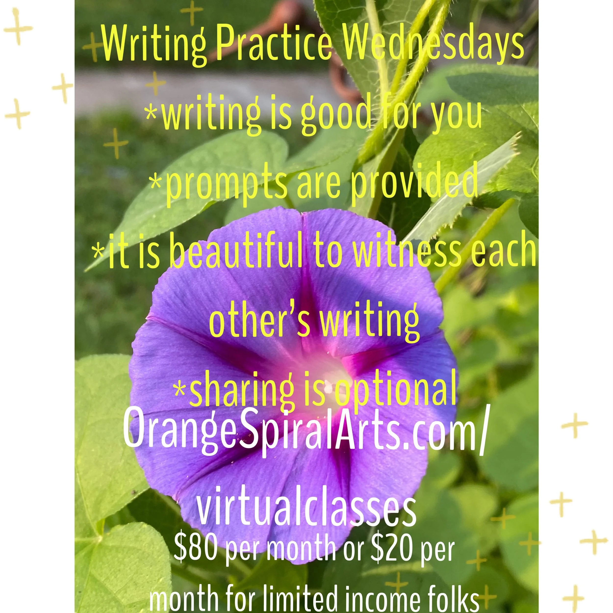 Express yourself through free writing. You&rsquo;ll be filling composition notebooks before you know it! Sign up at the link in bio. We meet via Zoom for one hour. 9:30am-10:30am Central Time on Wednesdays!