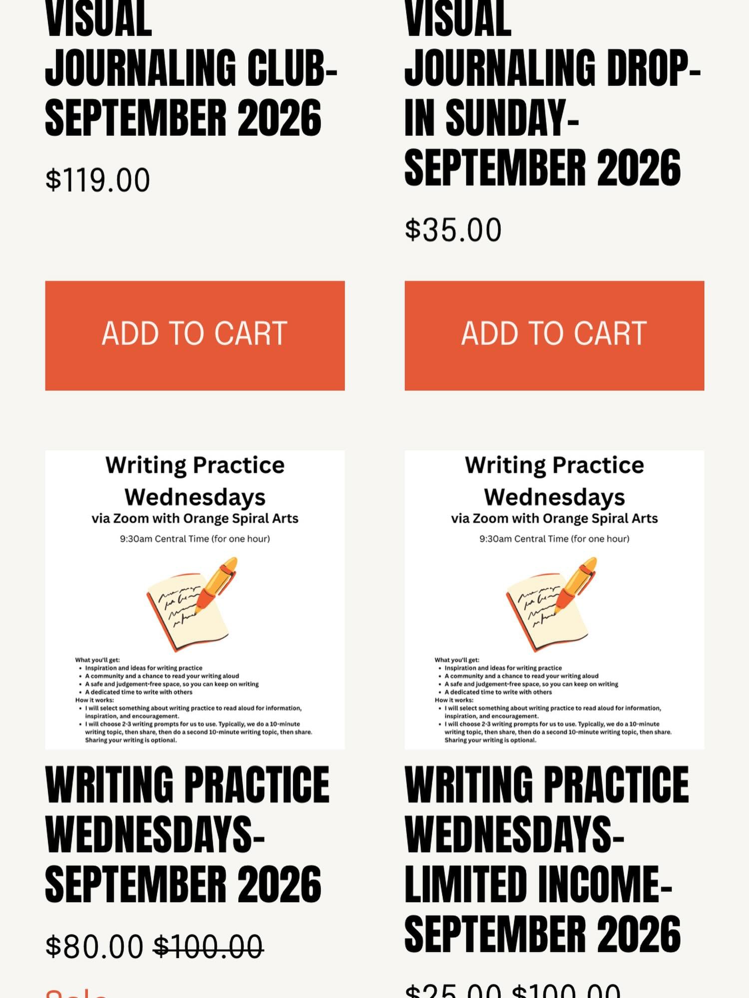 New NEW New-Announcing Visual Journaling Club!
Includes:
&bull; 4 live Sunday Zoom sessions
&bull; 4 creative demonstrations
&bull; 4 journal writing prompts
&bull; Access to recordings of the demonstration portions
&bull; Live creative community and